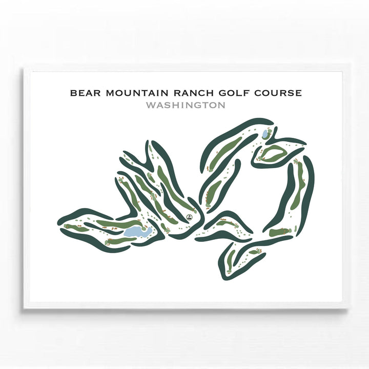 Bear Mountain Ranch Golf Course, Washington - Printed Golf Courses