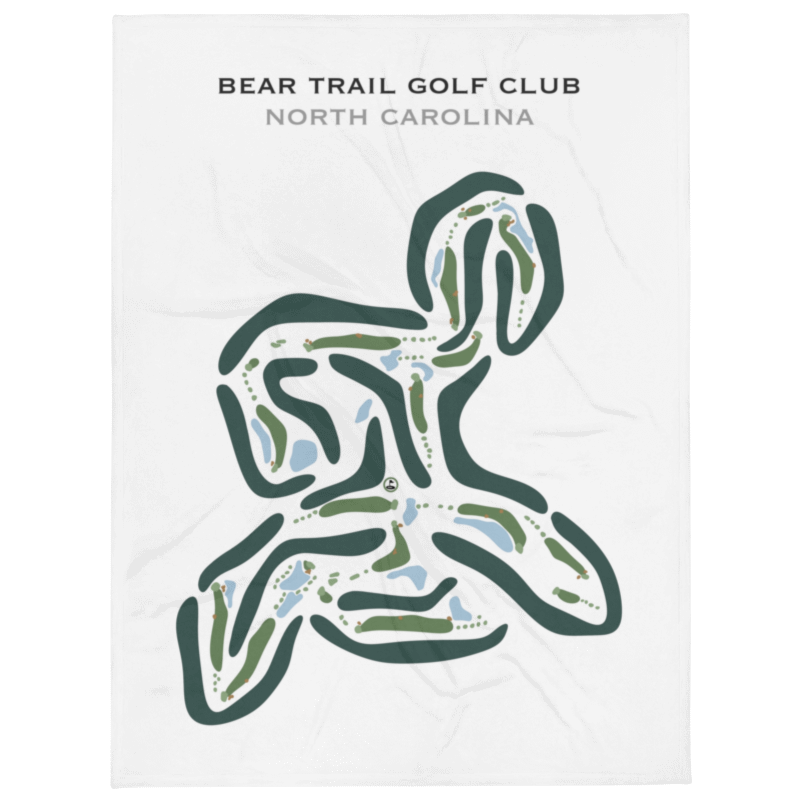 Bear Trail Golf Club, North Carolina - Printed Golf Courses