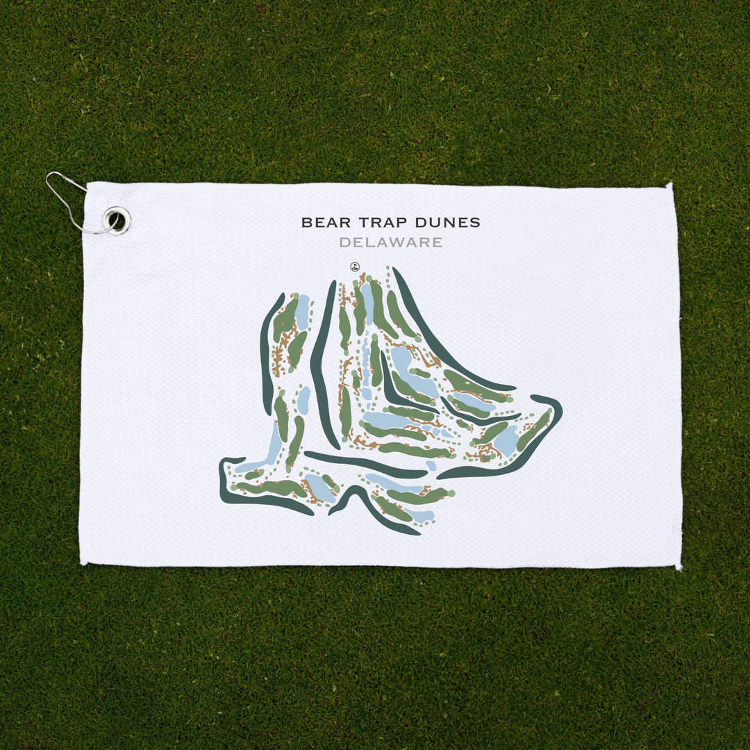 Bear Trap Dunes, Delaware - Printed Golf Courses