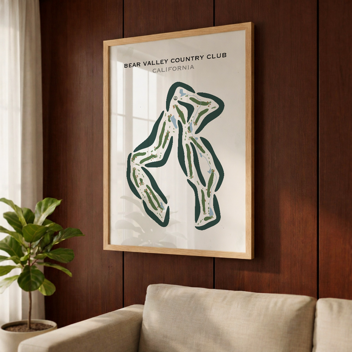 Bear Valley Country Club, California - Printed Golf Courses