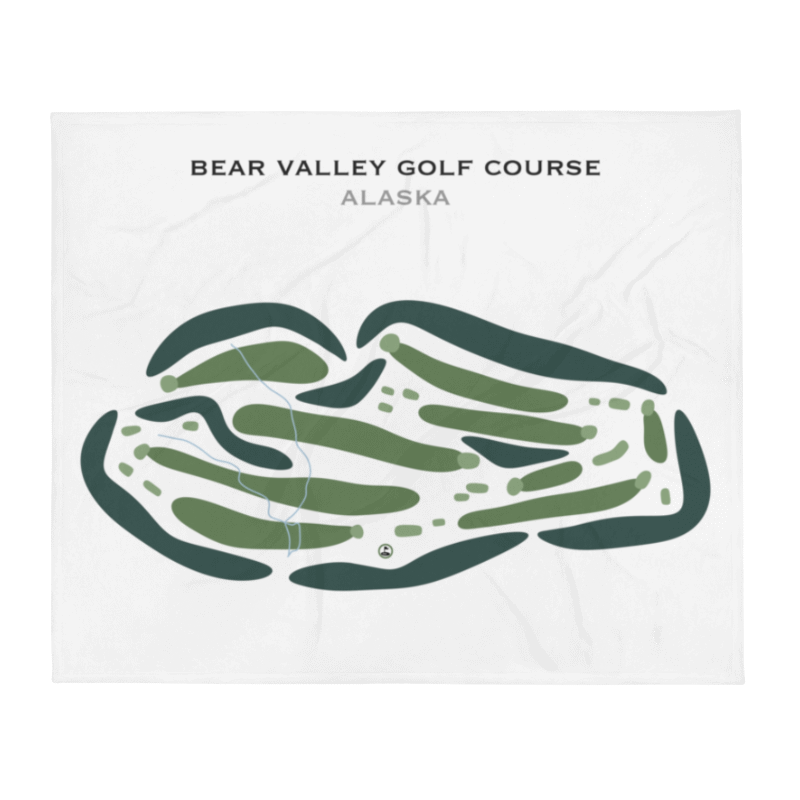 Bear Valley Golf Course, Alaska - Printed Golf Courses