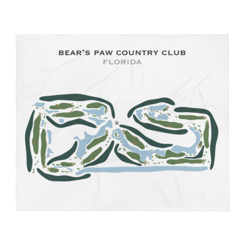 Bear's Paw Country Club, Florida - Printed Golf Courses