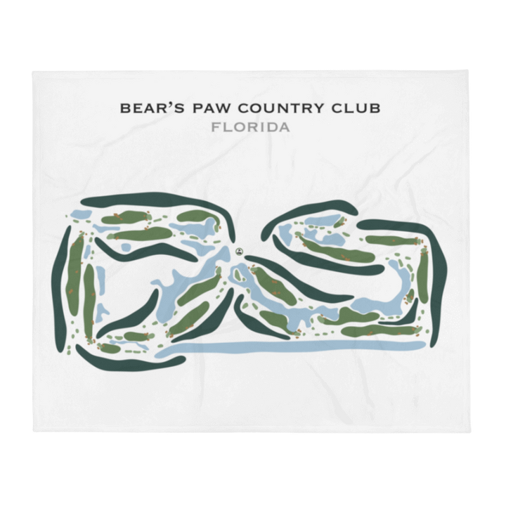 Bear's Paw Country Club, Florida - Printed Golf Courses