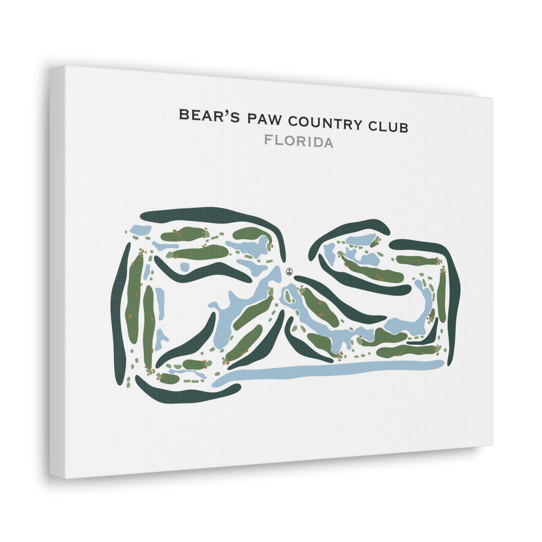 Bear's Paw Country Club, Florida - Printed Golf Courses