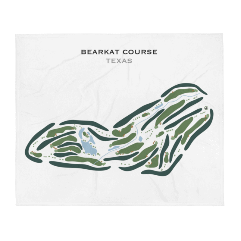 Bearkat Course, Texas - Printed Golf Course