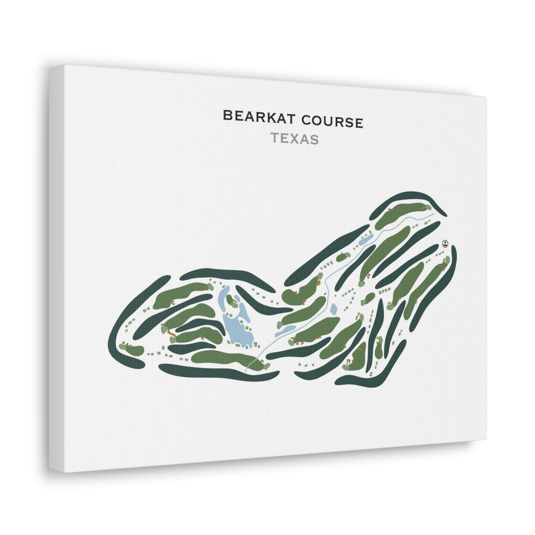 Bearkat Course, Texas - Printed Golf Course