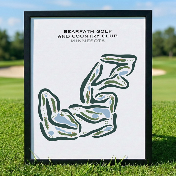 Bearpath Golf and Country Club, Minnesota - Printed Golf Courses