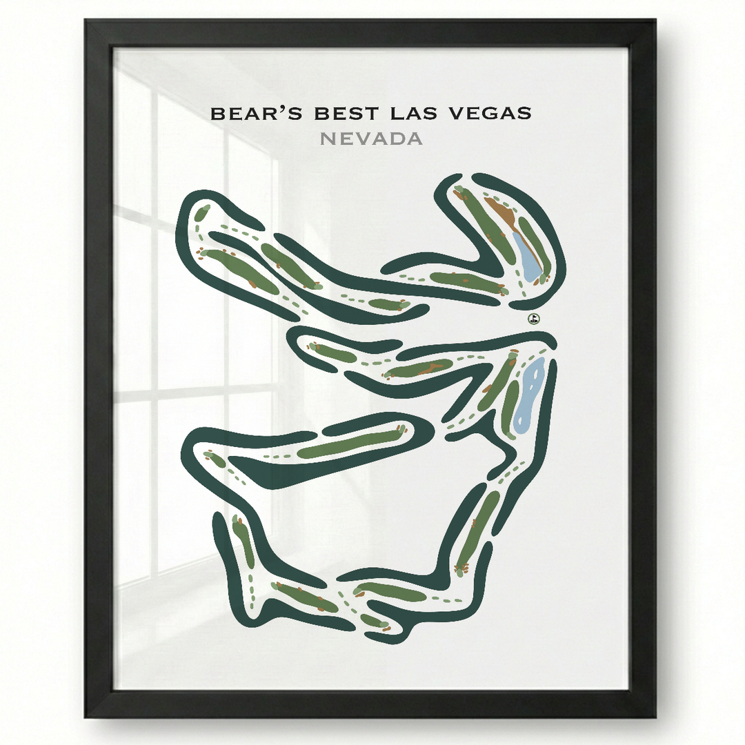 Bear's Best Las Vegas, Nevada - Printed Golf Courses
