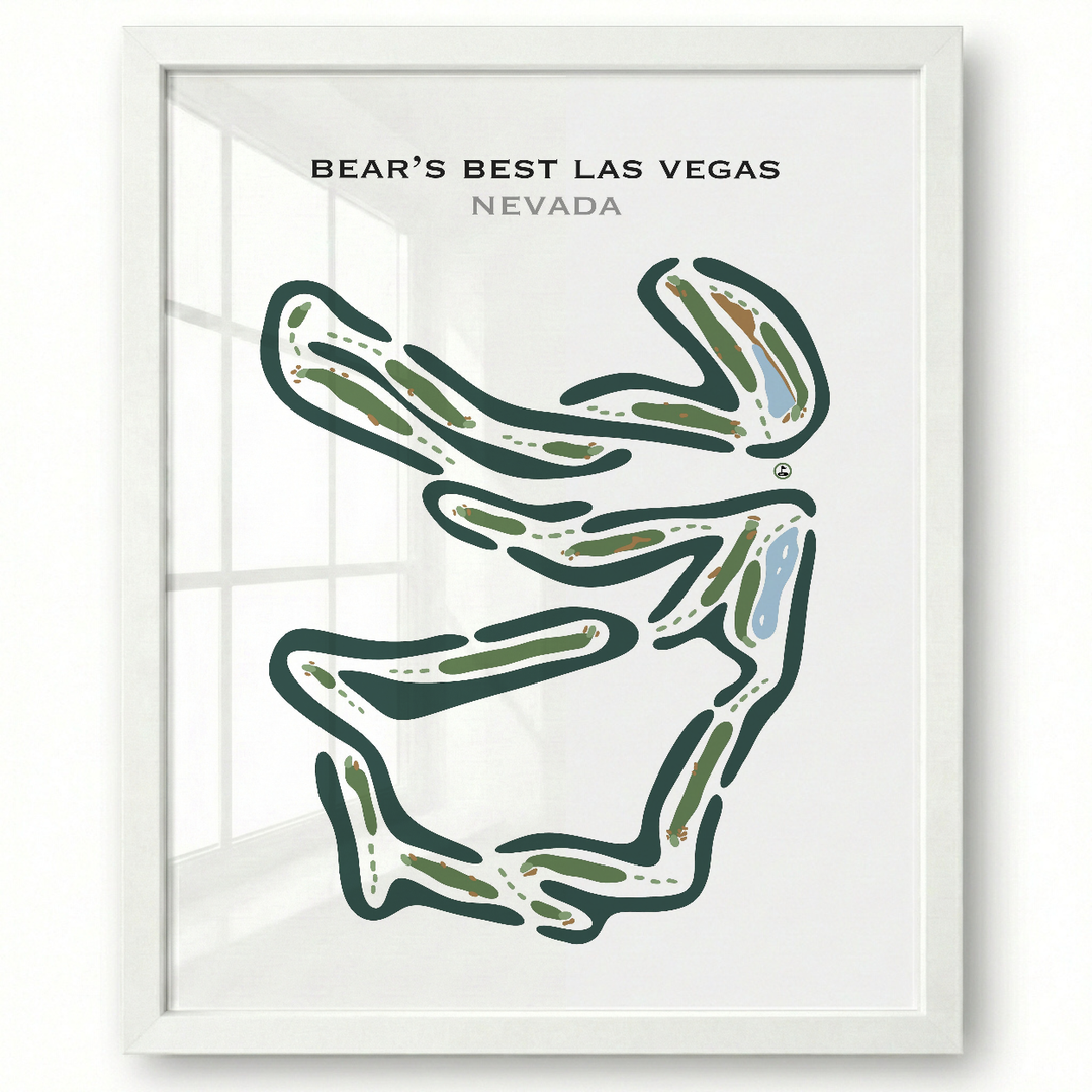 Bear's Best Las Vegas, Nevada - Printed Golf Courses