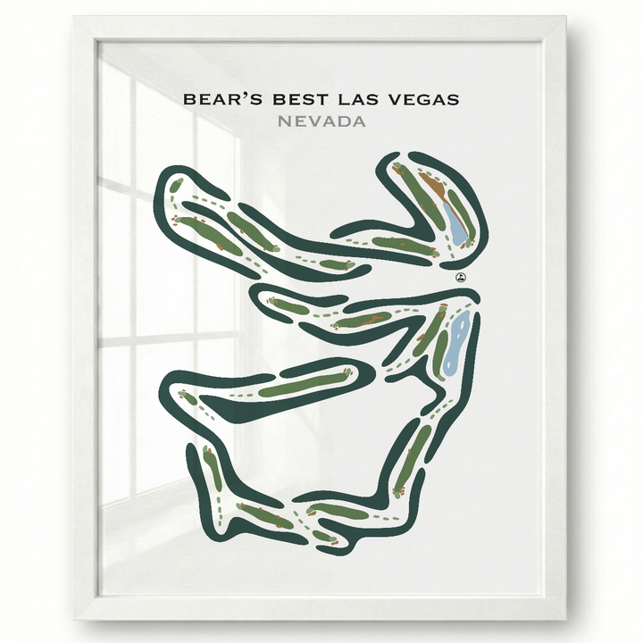 Bear's Best Las Vegas, Nevada - Printed Golf Courses