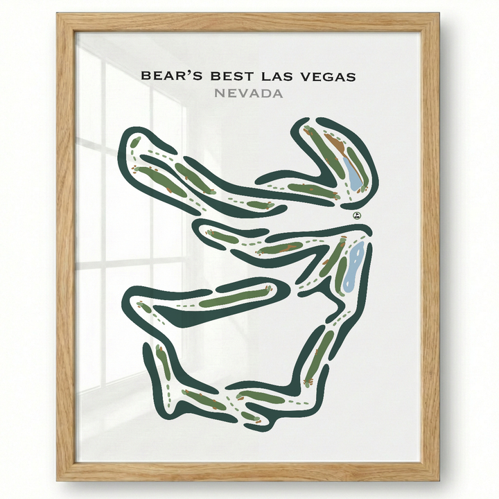 Bear's Best Las Vegas, Nevada - Printed Golf Courses