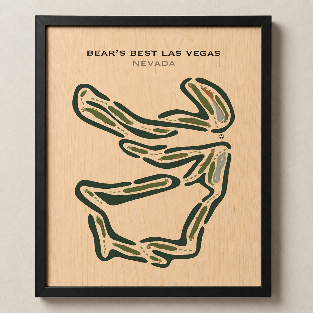 Bear's Best Las Vegas, Nevada - Printed Golf Courses
