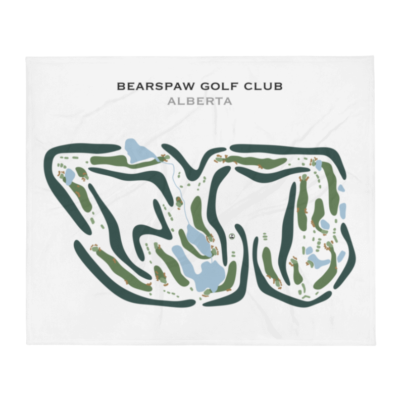 Bearspaw Golf Club, Alberta, Canada - Printed Golf Courses