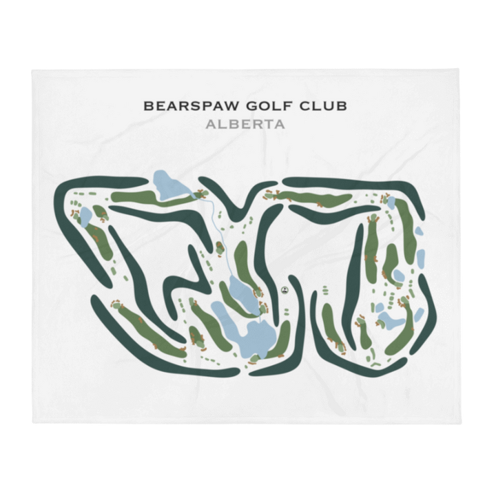 Bearspaw Golf Club, Alberta, Canada - Printed Golf Courses