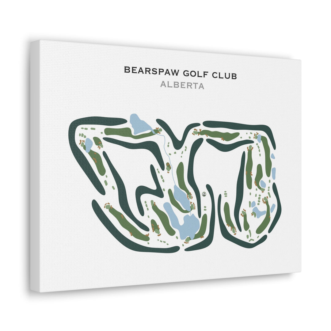 Bearspaw Golf Club, Alberta, Canada - Printed Golf Courses