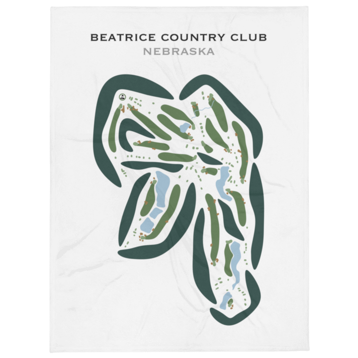 Beatrice Country Club, Nebraska - Printed Golf Courses