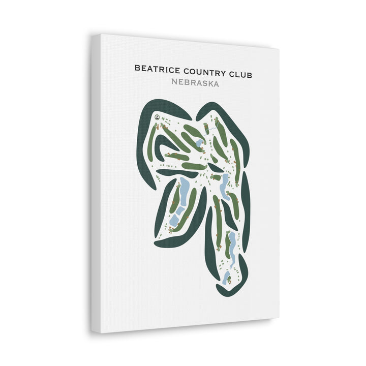 Beatrice Country Club, Nebraska - Printed Golf Courses
