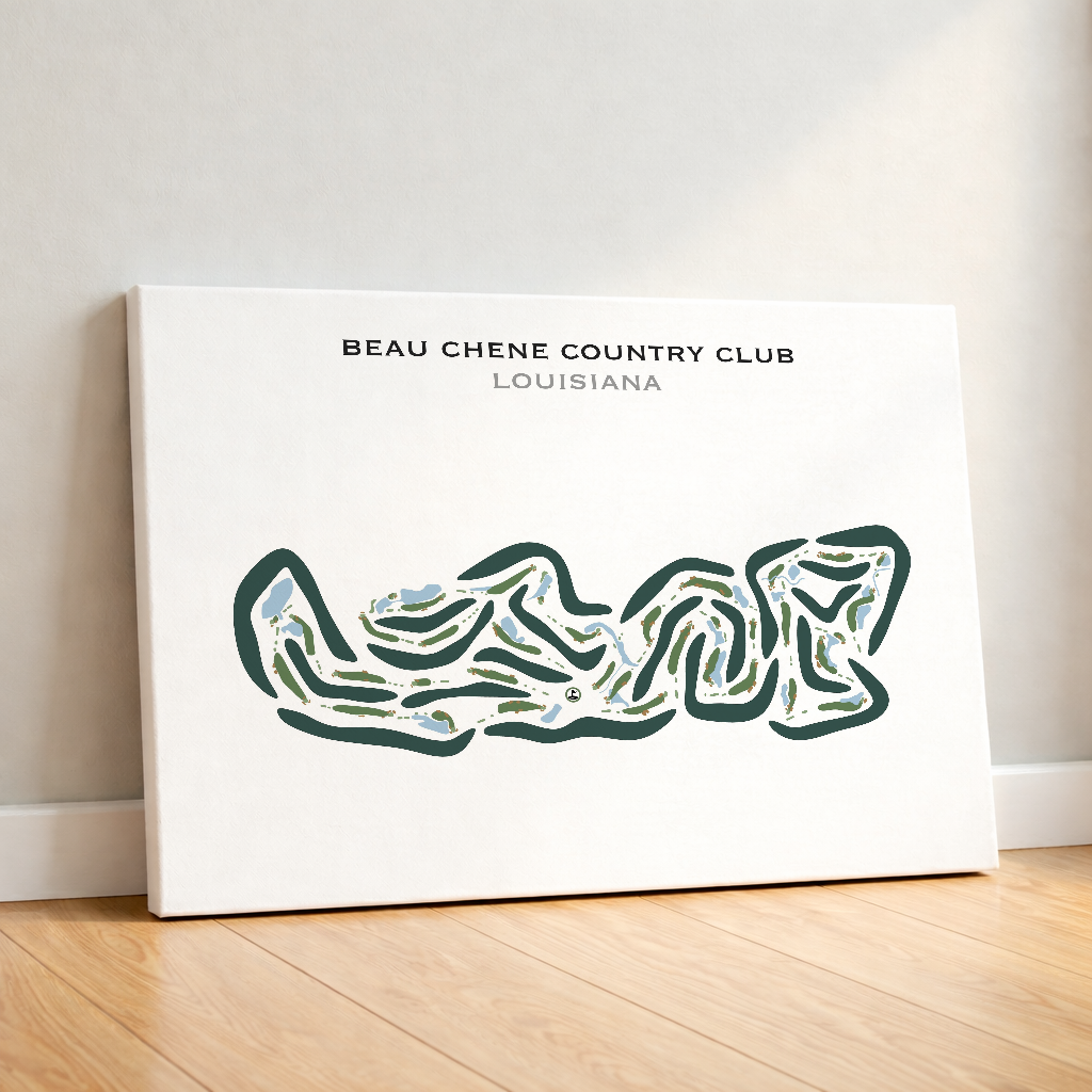 Beau Chene Country Club, Louisiana - Printed Golf Courses