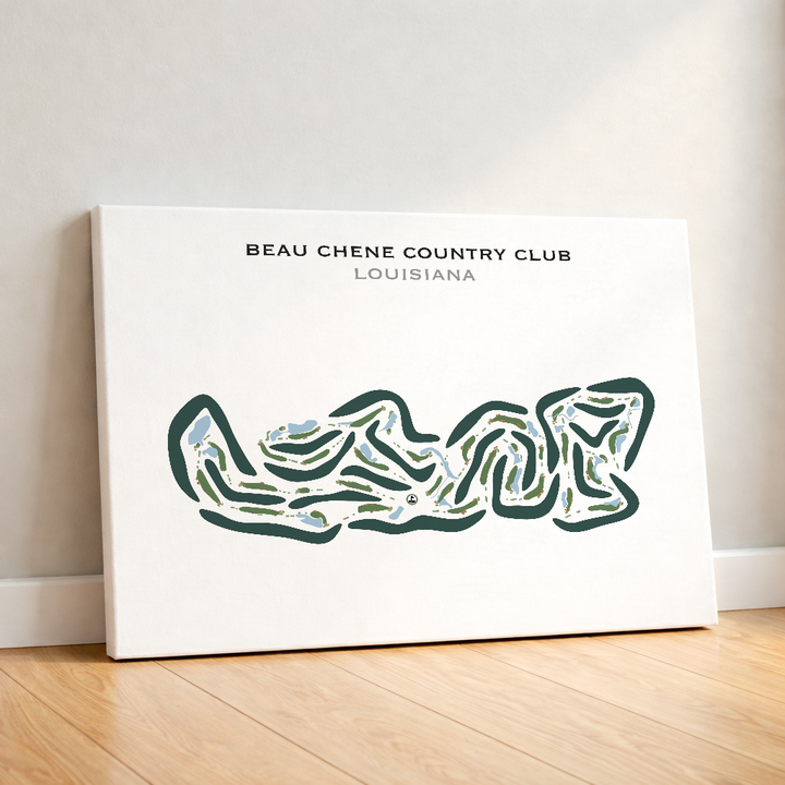 Beau Chene Country Club, Louisiana - Printed Golf Courses