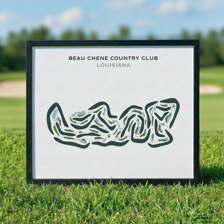 Beau Chene Country Club, Louisiana - Printed Golf Courses