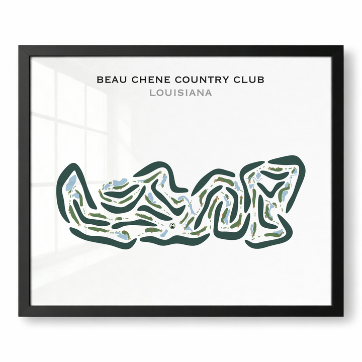 Beau Chene Country Club, Louisiana - Printed Golf Courses