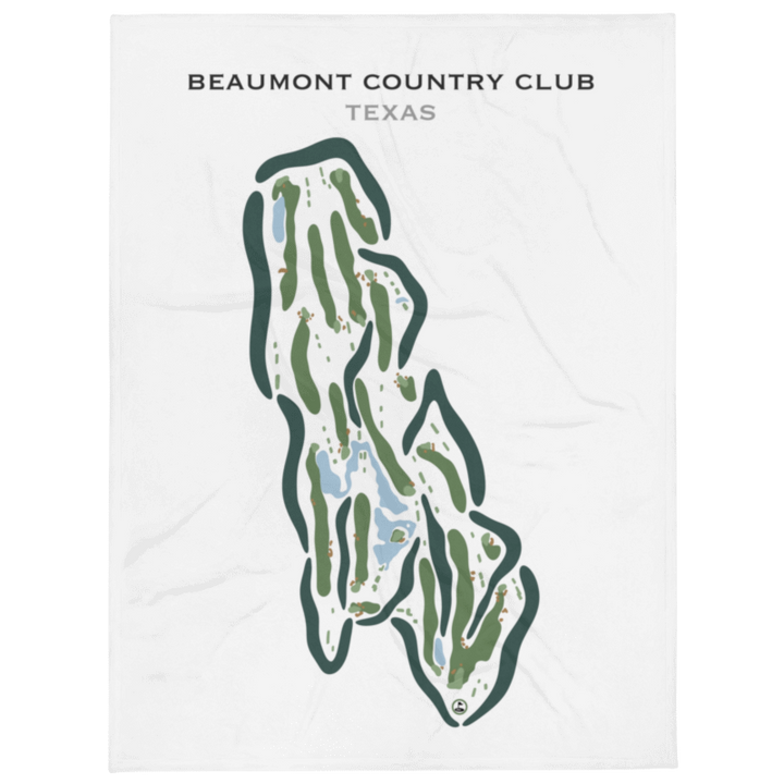 Beaumont Country Club, Texas - Printed Golf Courses