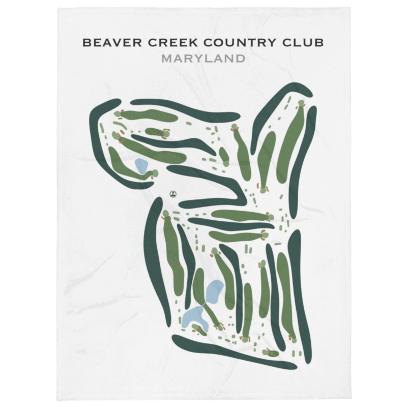 Beaver Creek Country Club, Maryland - Printed Golf Course