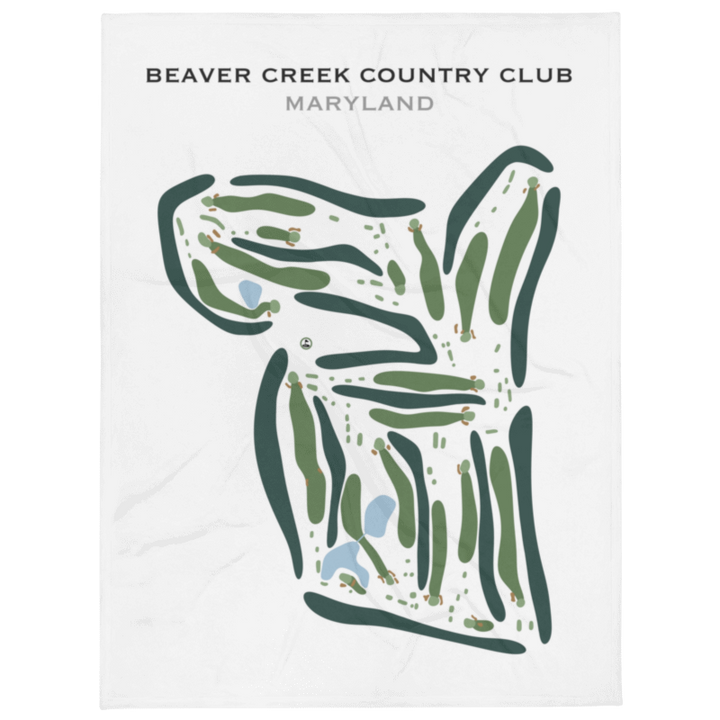 Beaver Creek Country Club, Maryland - Printed Golf Course