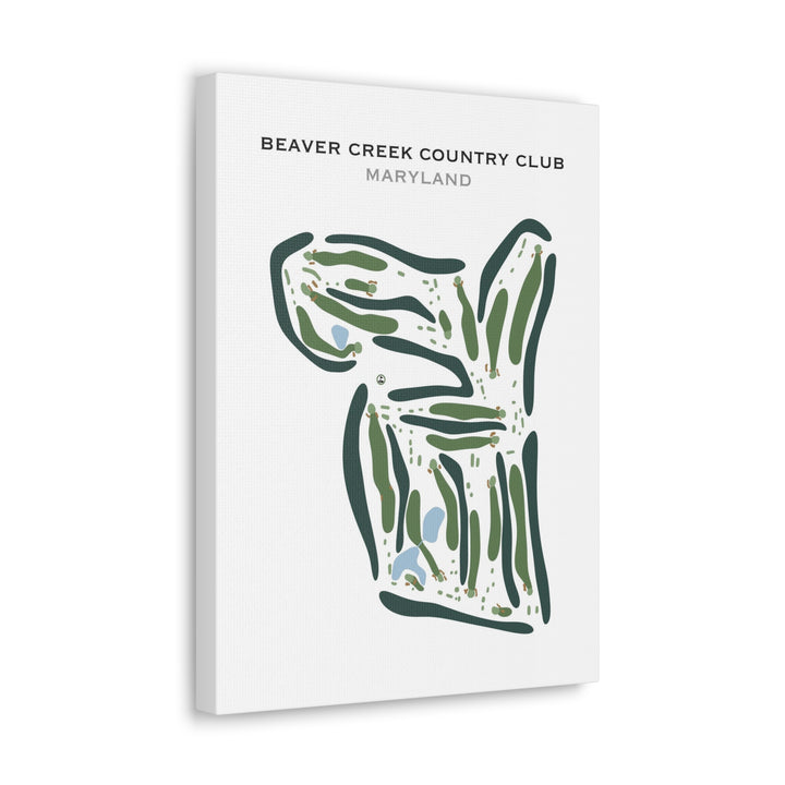 Beaver Creek Country Club, Maryland - Printed Golf Course