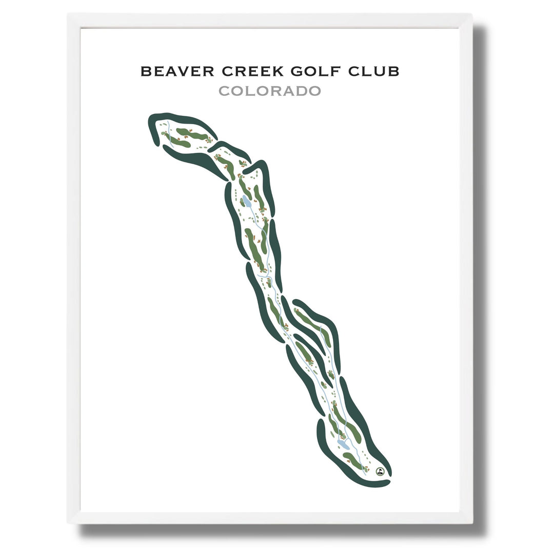 Beaver Creek Golf Club, Colorado - Printed Golf Courses