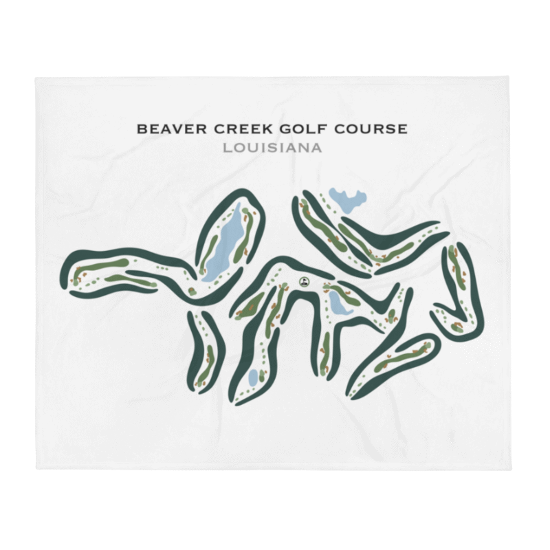 Beaver Creek Golf Course, Louisiana - Printed Golf Courses