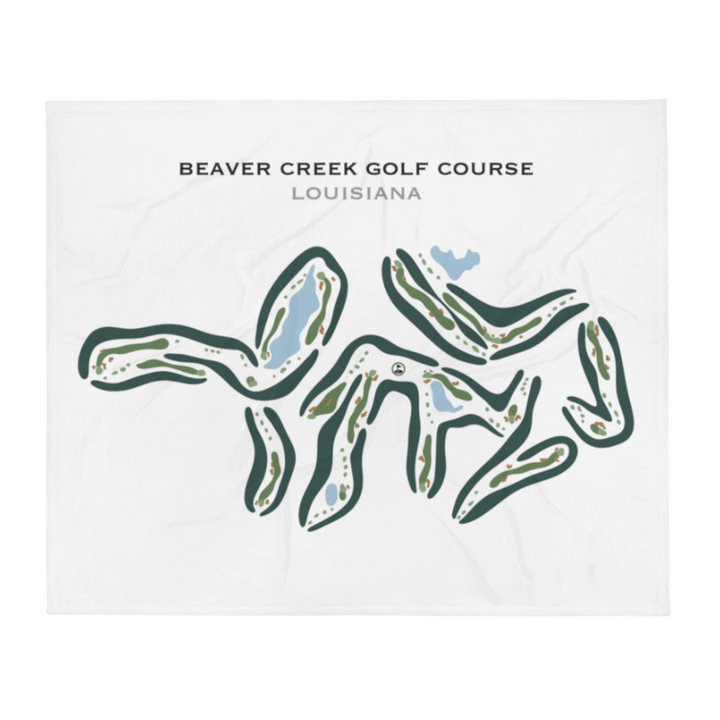 Beaver Creek Golf Course, Louisiana - Printed Golf Courses