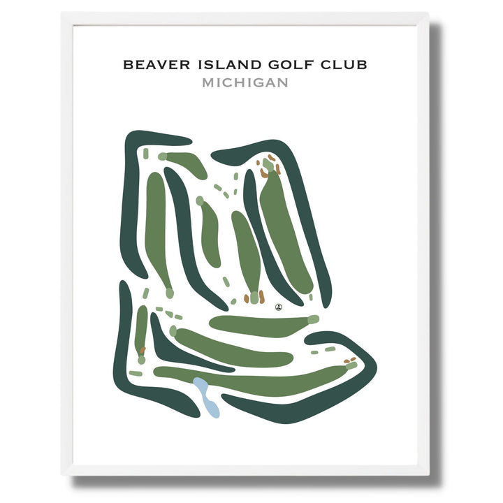 Beaver Island Golf Club, Michigan - Printed Golf Course