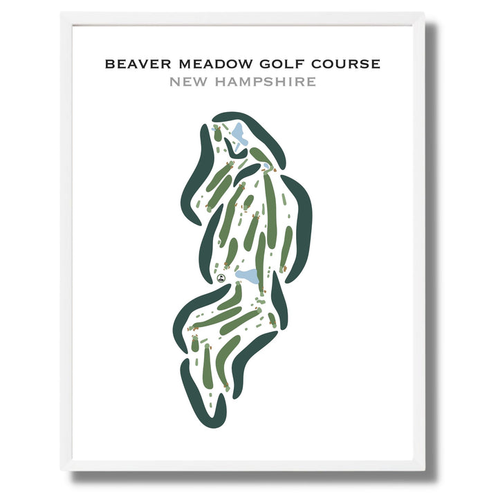 Beaver Meadow Golf Course, New Hampshire - Printed Golf Courses