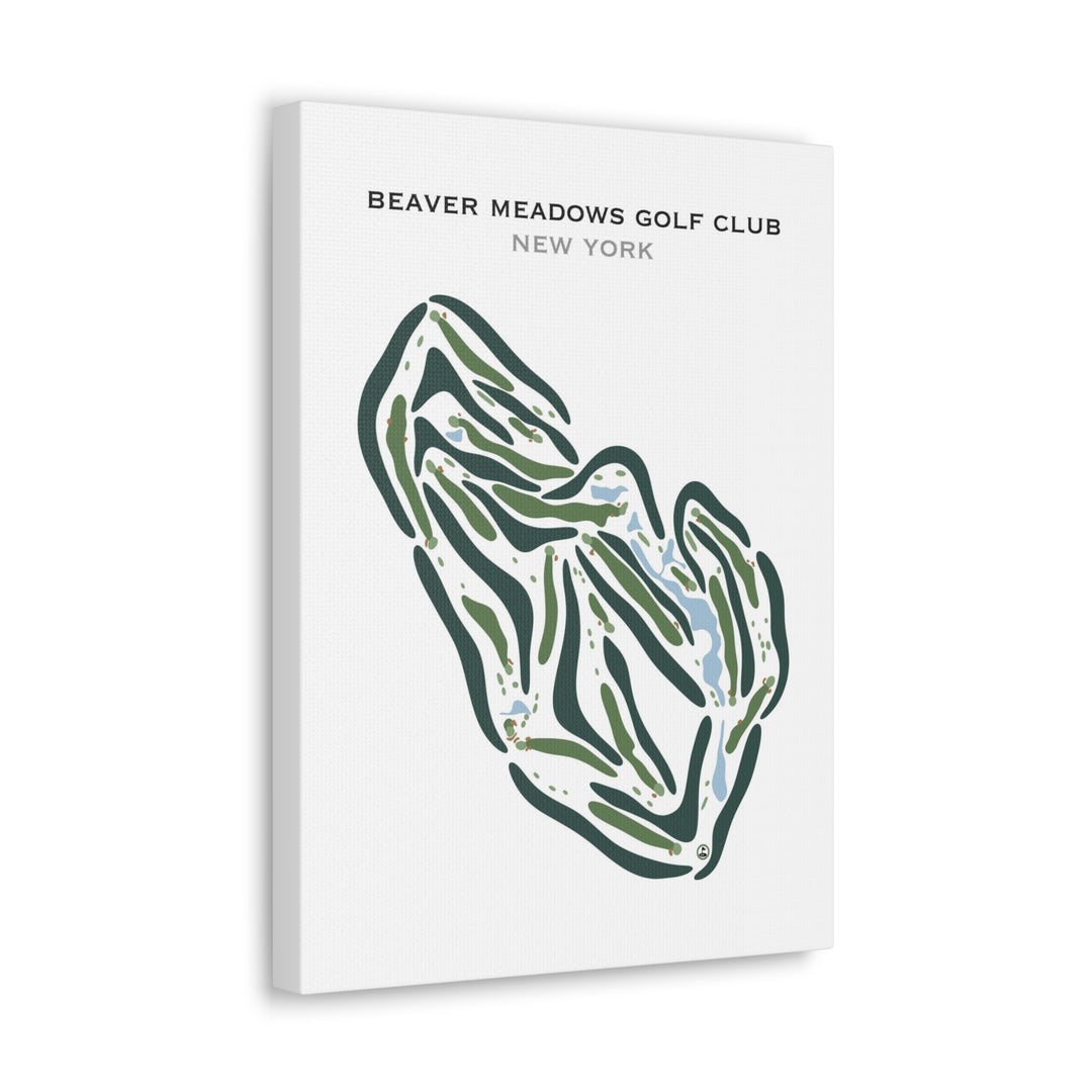 Beaver Meadows Golf Club, New York - Printed Golf Courses