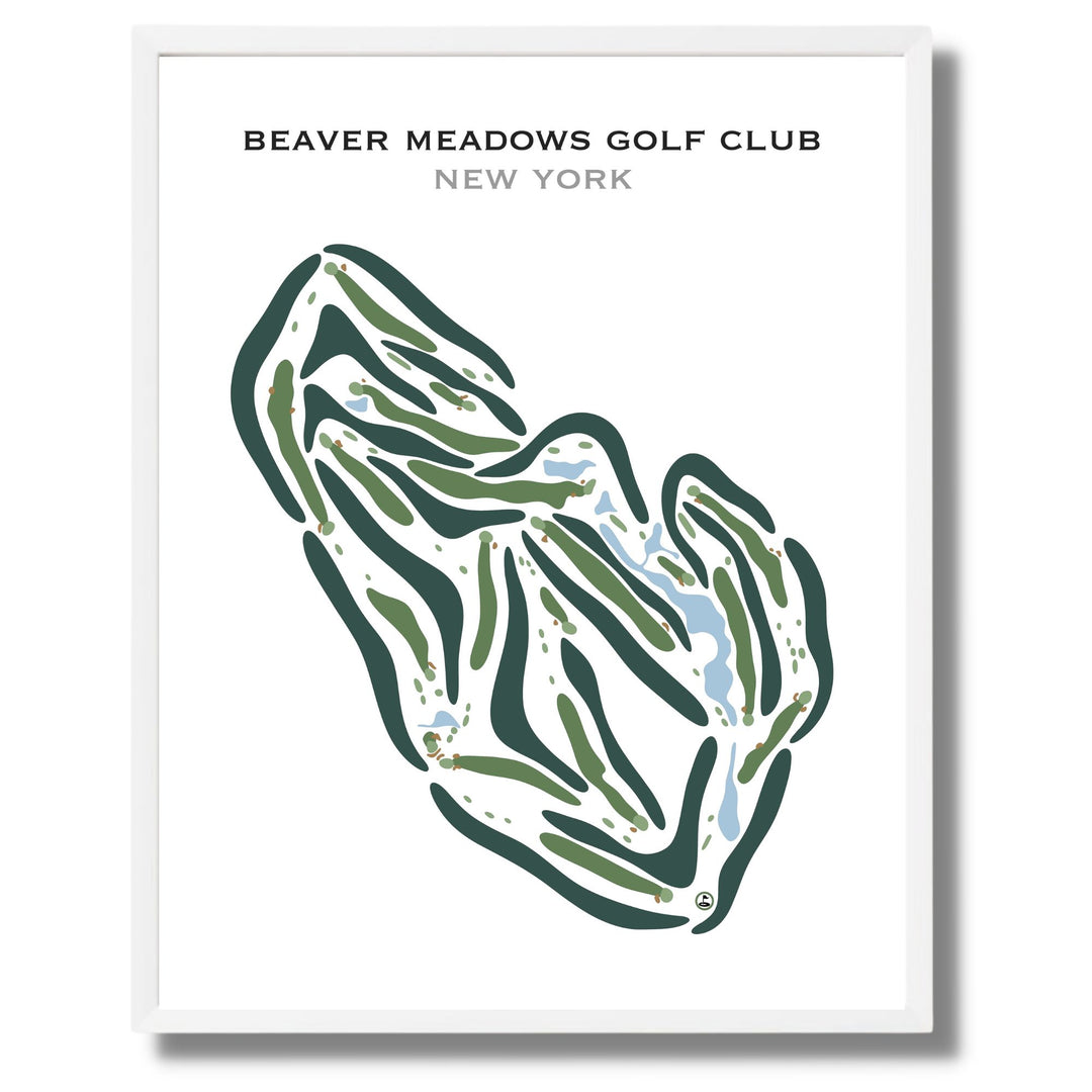 Beaver Meadows Golf Club, New York - Printed Golf Courses