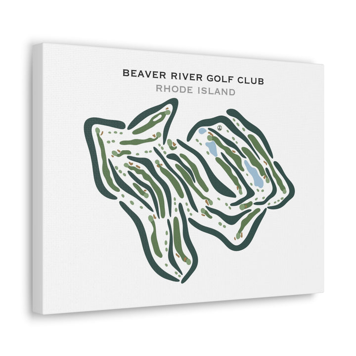 Beaver River Golf Club, Rhode Island - Printed Golf Courses