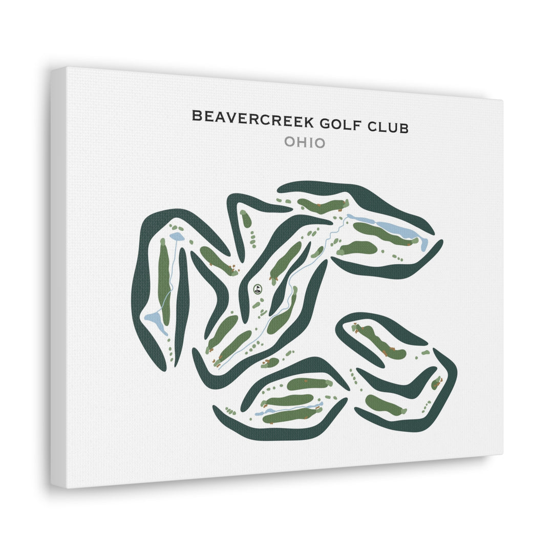 Beavercreek Golf Club, Ohio - Printed Golf Courses