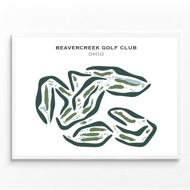 Beavercreek Golf Club, Ohio - Printed Golf Courses