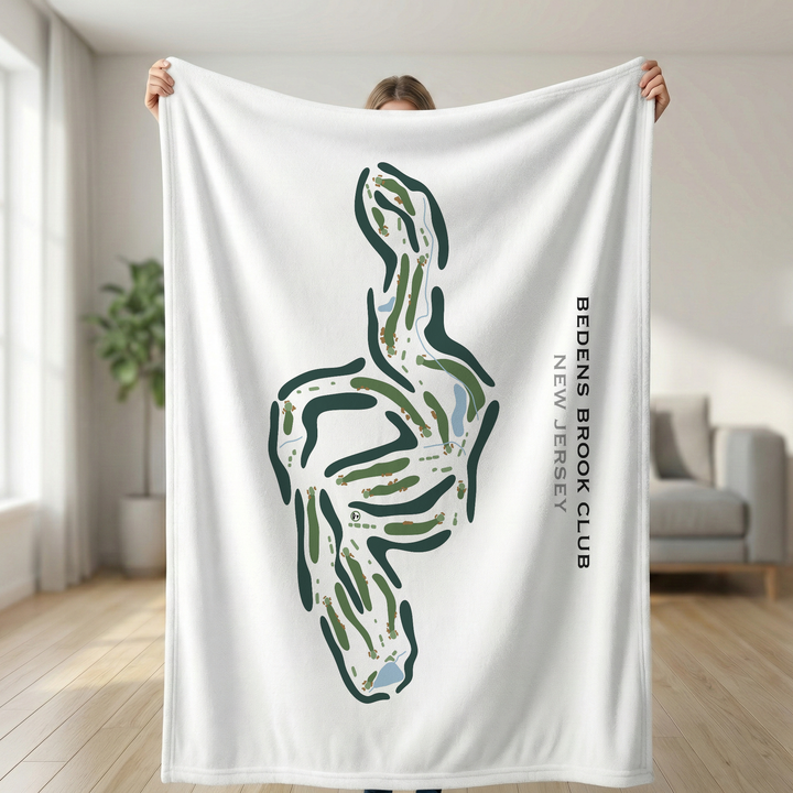 Bedens Brook Club, New Jersey - Printed Golf Course