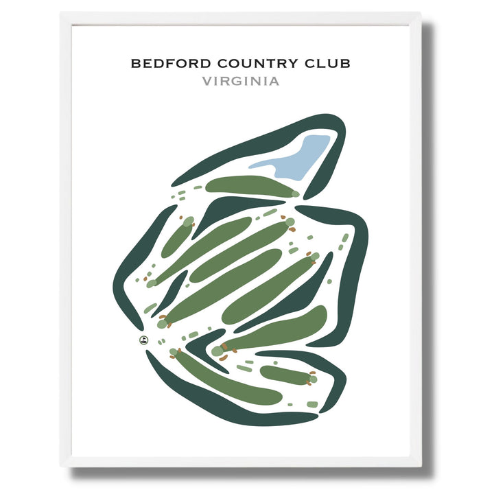 Bedford Country Club, Virginia - Printed Golf Courses