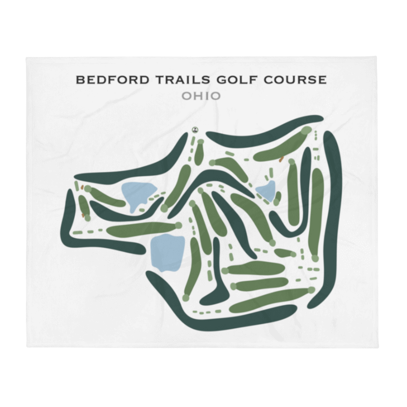 Bedford Trails Golf Course, Ohio - Printed Golf Courses