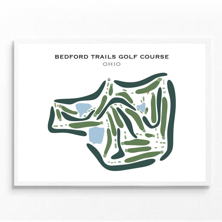 Bedford Trails Golf Course, Ohio - Printed Golf Courses