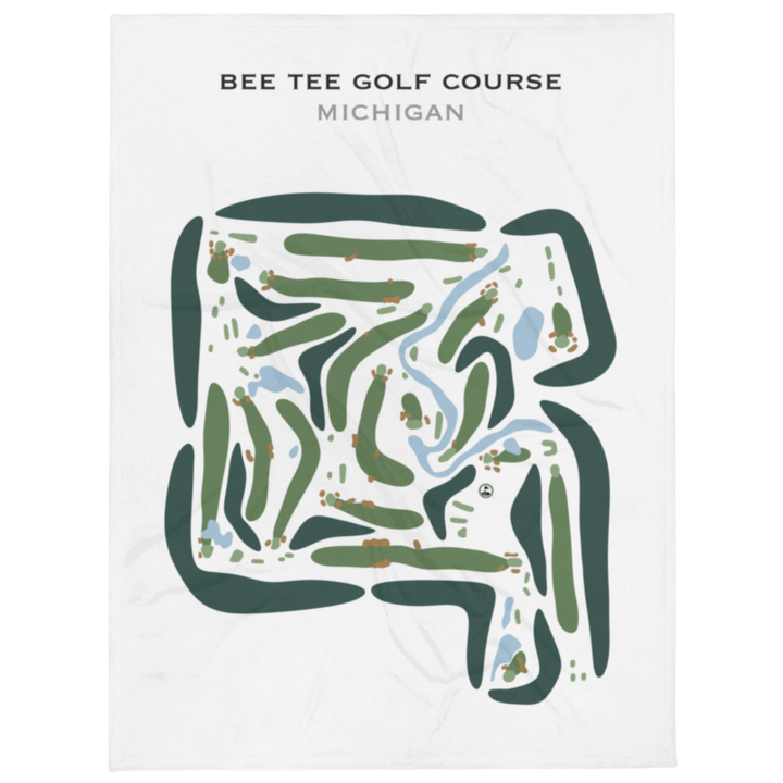 Bee Tee Golf Course, Michigan - Printed Golf Courses