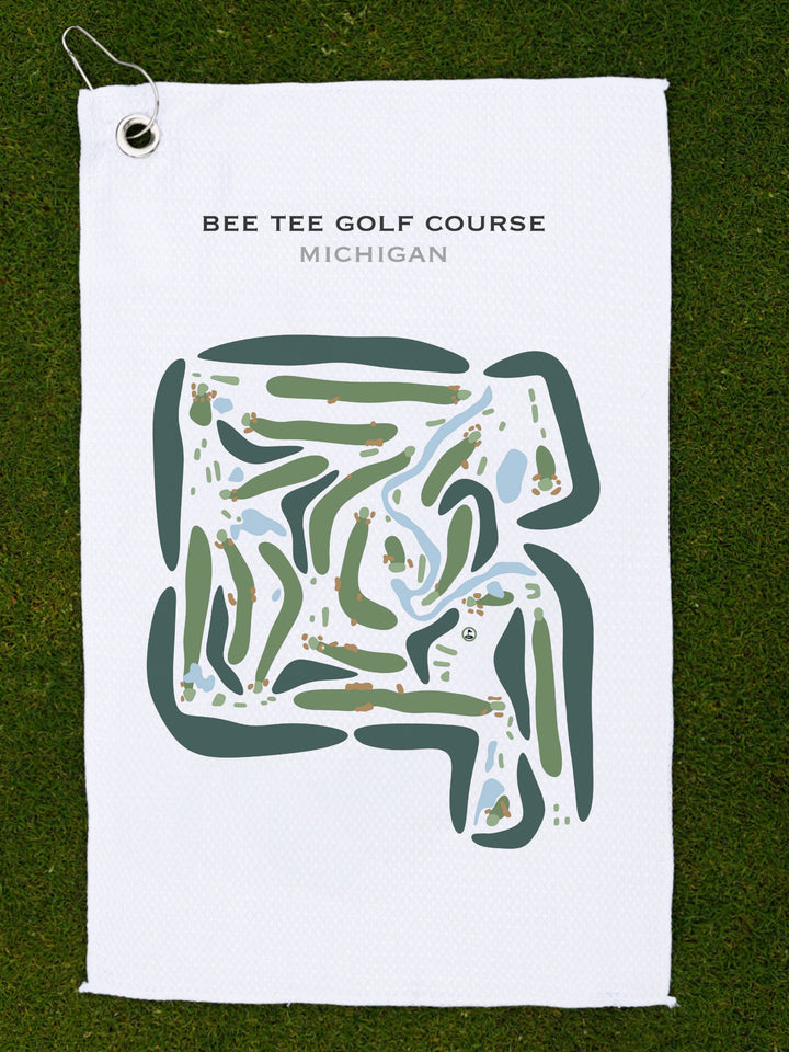 Bee Tee Golf Course, Michigan - Printed Golf Courses