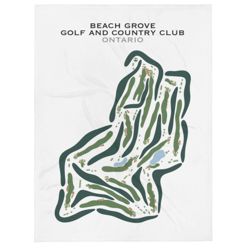 Beach Grove Golf and Country Club, Ontario - Printed Golf Courses