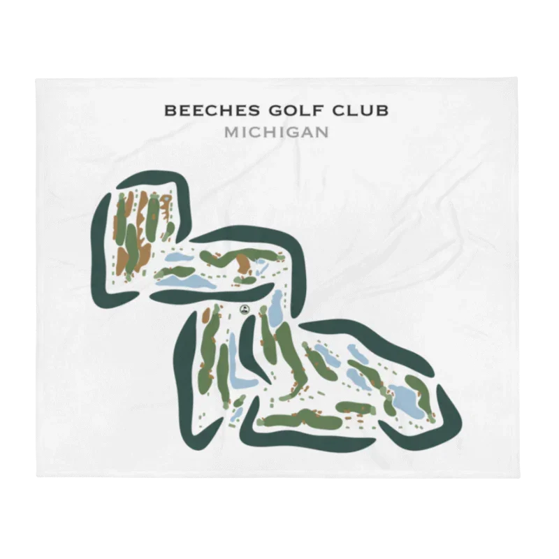 Beeches Golf Club, Michigan - Printed Golf Courses