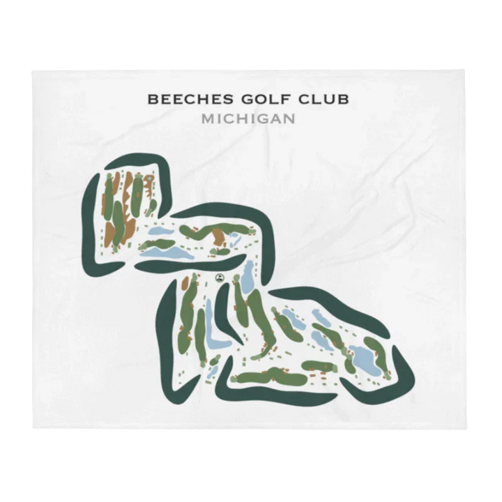 Beeches Golf Club, Michigan - Printed Golf Courses