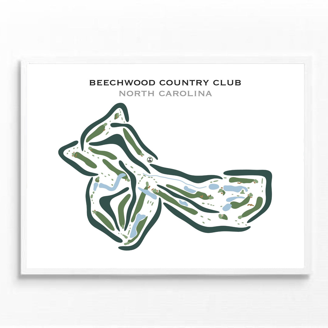 Beechwood Country Club, North Carolina - Printed Golf Courses