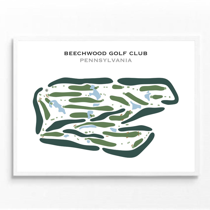 Beechwood Golf Club, Pennsylvania - Printed Golf Courses